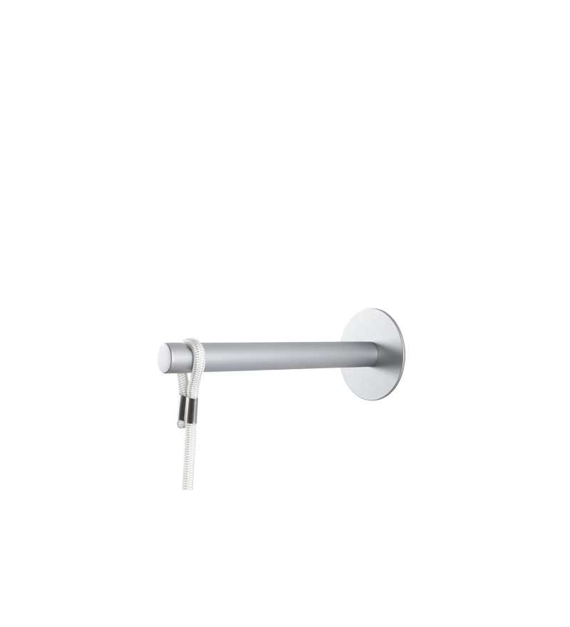 Uchwyt ścienny na wieszak - linę Wardrope Authentics - srebrny