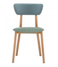 Krzesło tapicerowane LOF A-4234 Paged - drewno bukowe / dębowe, 4 gr. tkanin, proj. Tomek Rygalik
