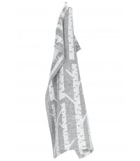 Lniany ręcznik kąpielowy KOIVU Lapuan Kankurit -  95 x 150 cm, biało-szary