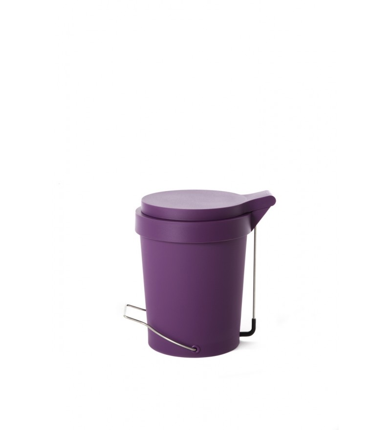 Kosz na śmieci Tip Authentics - 7 l, fioletowy