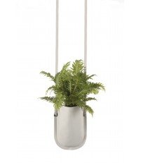 Wisząca donica Urban Garden Authentics - Ø 15 cm, beżowa