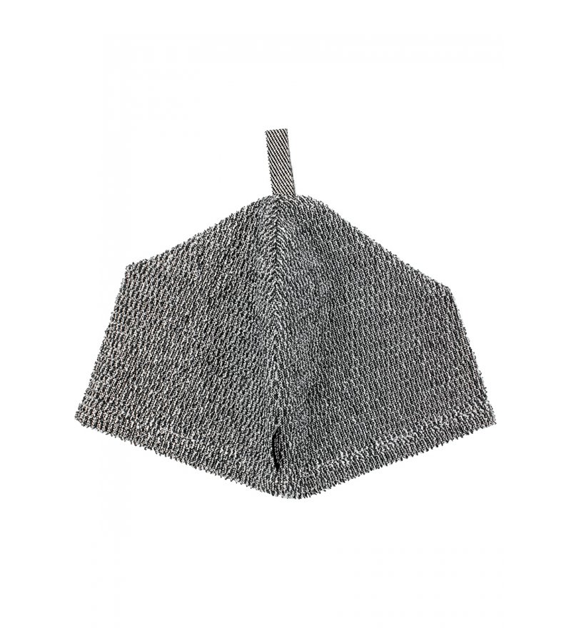 Lniana czapka do sauny MERI Lapuan Kankurit - biało-czarna