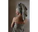 Ręcznik kąpielowy TERVA Lapuan Kankurit -  65 x 130 cm, white / multi grey
