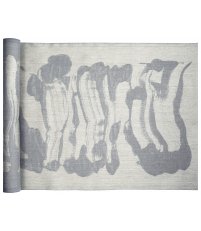 Lniana mata do sauny SAVU Lapuan Kankurit -  46 x 150 cm, biało-szary