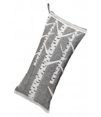 Poduszka do sauny KOIVU Lapuan Kankurit - 20 x 46 cm, biało-czarny