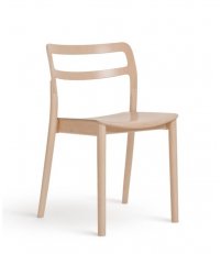 Krzesło Plasa Paged - drewno bukowe / emalia/ 4 gr. tkanin, proj. Nikodem Szpunar