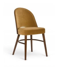 Krzesło Shell A-0048 Paged - drewno bukowe / emalia/ 4 gr. tkanin