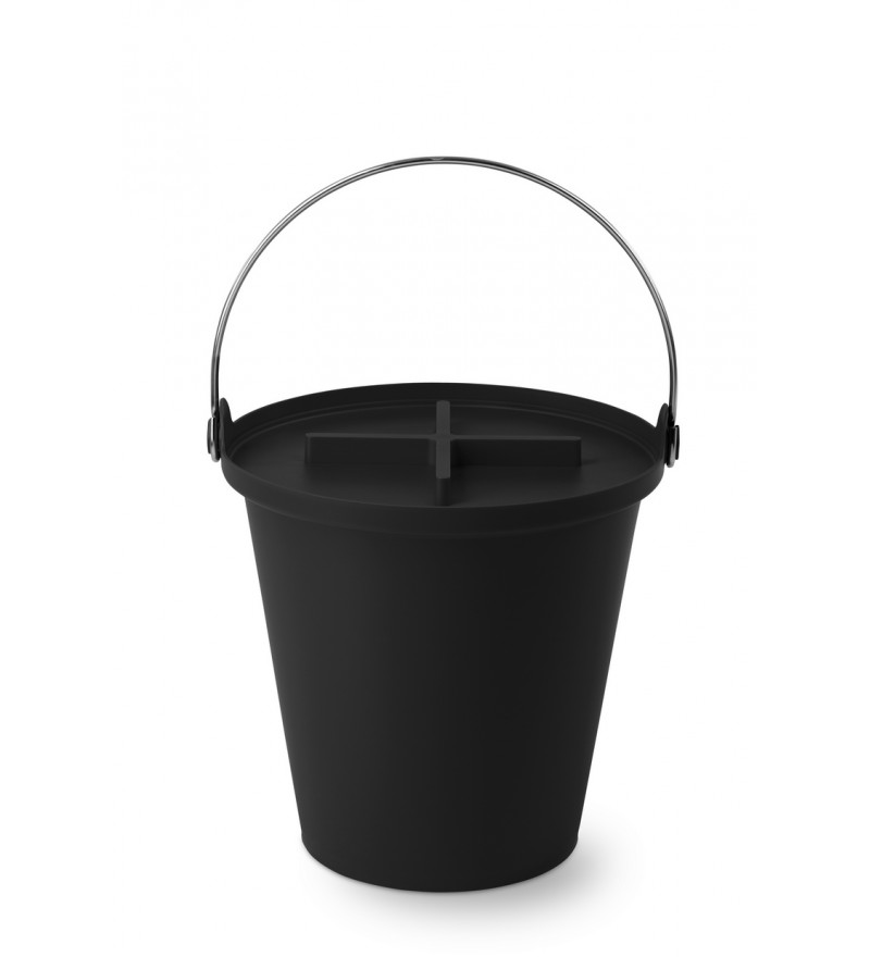 Kosz na śmieci H2O 13 l Authentics - czarny