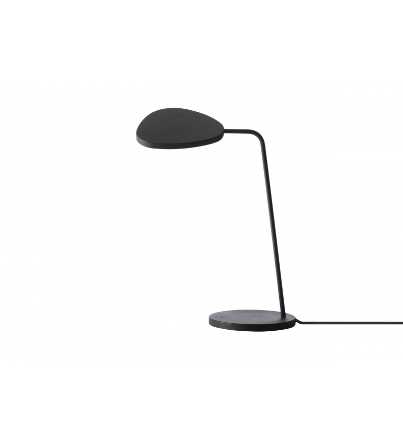 Lampa biurkowa Leaf Lamp Muuto - czarna