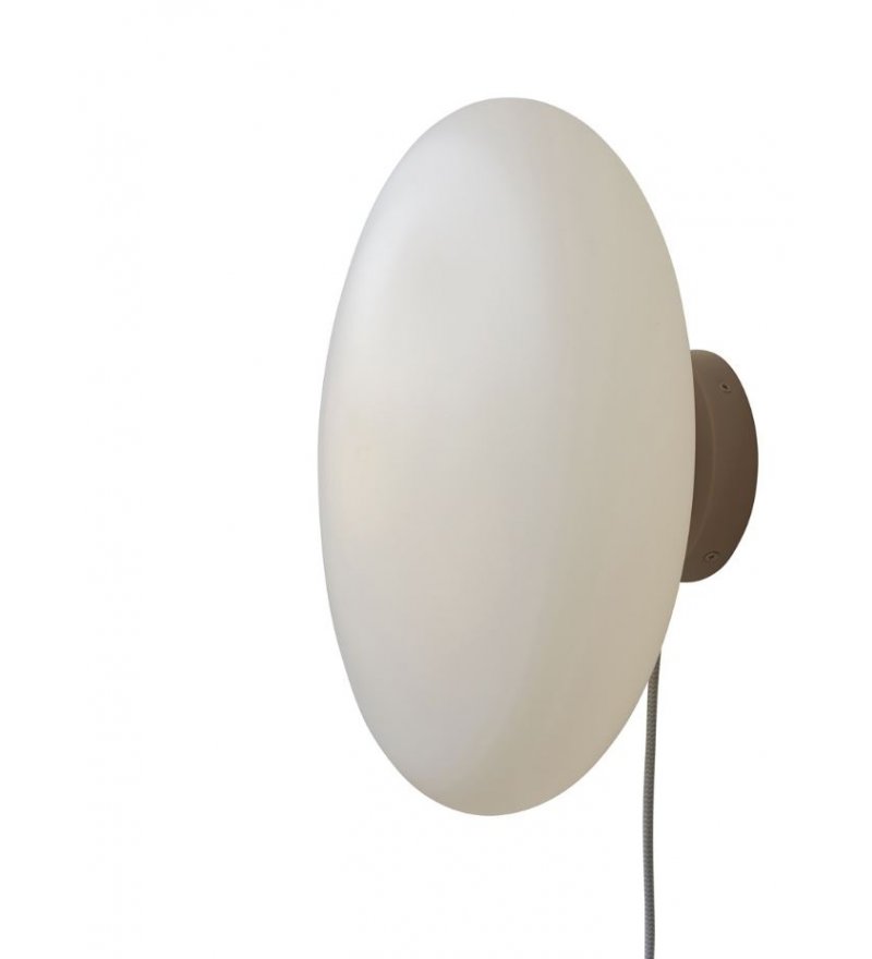 Kinkiet Sapporo It's About Romi - piaskowy / mleczne szkło, rozmiar L