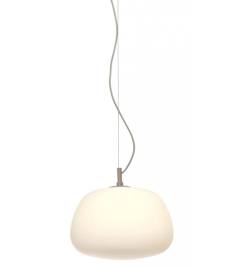 Lampa wisząca Sapporo It's About Romi - piaskowa / mleczne szkło, rozmiar L