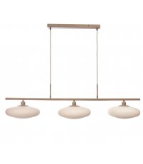 Lampa wisząca liniowa Sapporo It's About Romi - piaskowa / mleczne szkło, rozmiar L