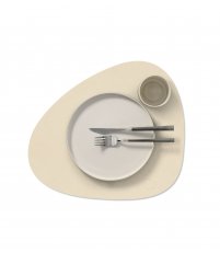 Podkładka pod talerz Curve L Nupo Lind DNA - waniliowy