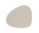 Podkładka pod talerz Curve L Corduroy Lind DNA - oyster white
