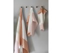 Ręcznik kąpielowy TERVA Lapuan Kankurit -  85 x 180 cm, white-rust-rose