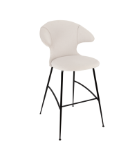 Hoker Bar Stool tapicerowany Time Flies UMAGE - sugar brown, złote nogi