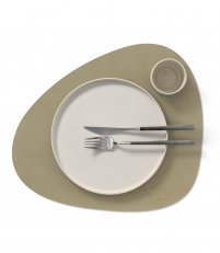 Podkładka pod talerz Curve L Nupo Lind DNA - waniliowy