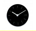 Zegar ścienny World time Authentics - czarny