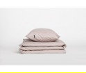 Zestaw pościeli Pure HOP DESIGN czysta bawełna płótno bladoróżowe