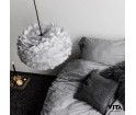 Lampa z piór Eos Light Grey Vita Copenhagen - jasnoszara