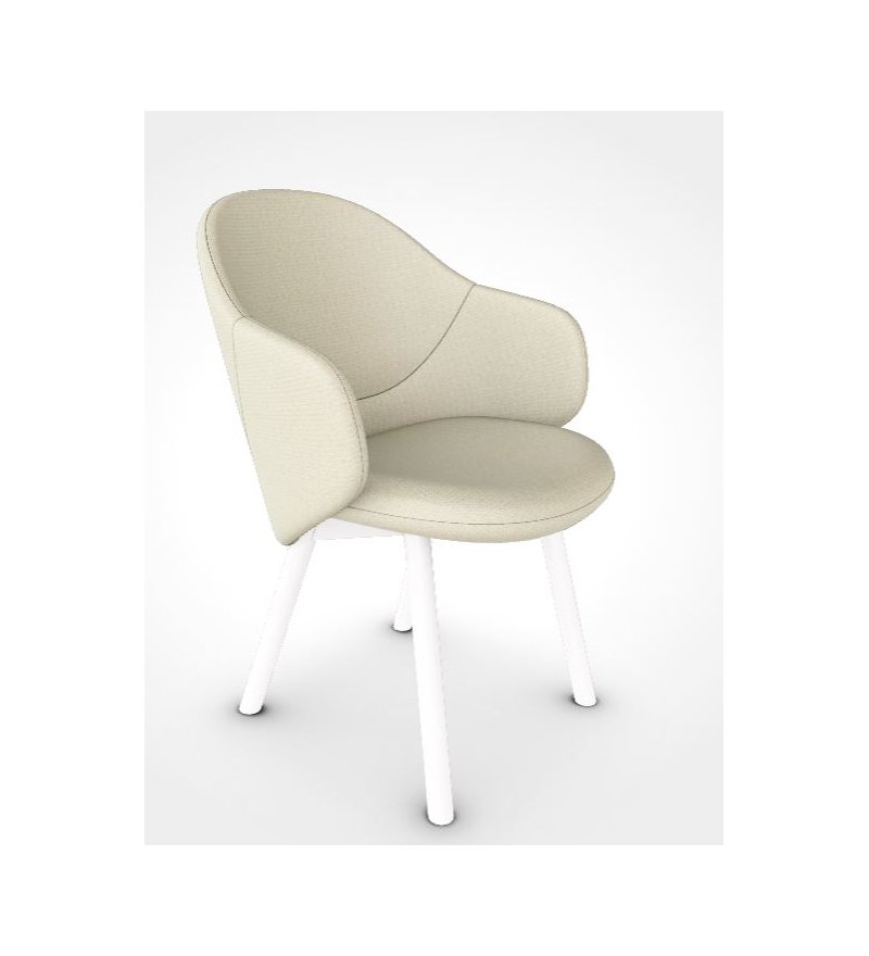 OUTLET Fotel tapicerowany Albu TON - buk