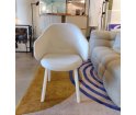 OUTLET Fotel tapicerowany Albu TON - buk
