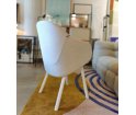 OUTLET Fotel tapicerowany Albu TON - buk