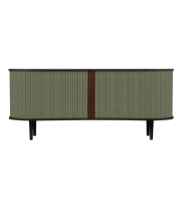 Szafka RTV Audacious Sideboard black oak UMAGE - czarny dąb / morning meadows