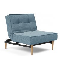 Fotel rozkładany Splitback Stylleto Innovation Living - tkanina 525 Mixed Dance Light Blue