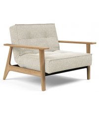 Fotel rozkładany Splitback Frej Innovation Living - tkanina 357 Taura Off White