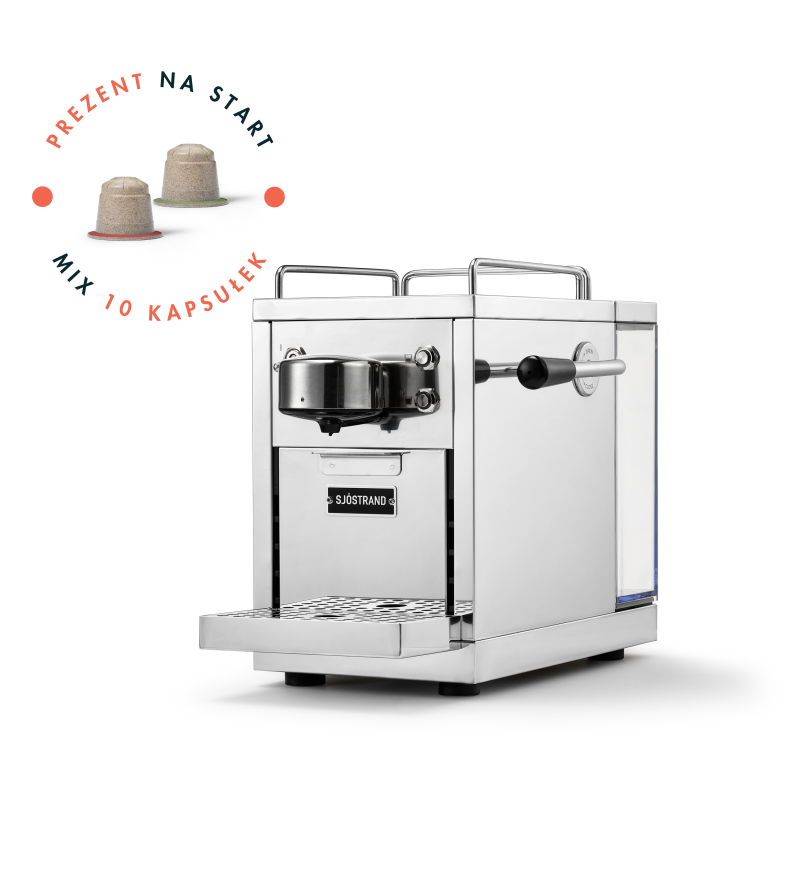 Ekspres do kawy na kaspułki The Original Sjöstrand – stal