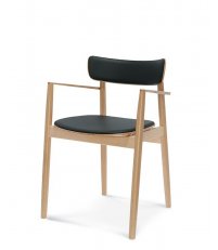 Krzesło z podłokietnikami NOPP FAMEG - drewno bukowe - r&oacute;żne gr. tkanin 