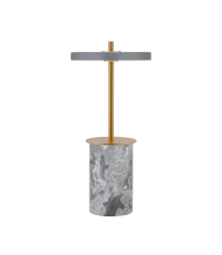 Lampa bezprzewodowa Asteria Move Mini grey Marble brass UMAGE - szary marmur / mosiądz 