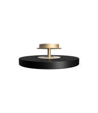 Plafon Asteria Up Plus Mini black UMAGE - czarna, średnica 31 cm