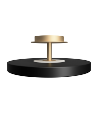 Plafon Asteria Up Plus Medium black UMAGE - czarna, średnica 43 cm