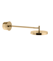 Kinkiet Asteria Wall Long Hardwire polished brass UMAGE - mosiężny, długość 69,5 cm, montaż bez kabla