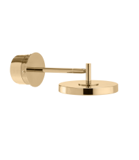 Kinkiet Asteria Wall Short Hardwire polished brass UMAGE - mosiężny, długość 52,5 cm, montaż bez kabla