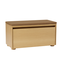 Ławka ze schowkiem Hideaway UMAGE - naturalny dąb / gładki front / sugar brown