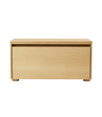 Ławka ze schowkiem Hideaway UMAGE - naturalny dąb / gładki front