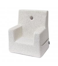 Krzesło dla dzieci KK Kids Chair by KlipKlap - beżowa tkanina boucl&eacute;
