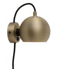 Kinkiet Ball Frandsen - antyczny mosiądz
