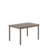 Stolik ogrodowy LINEAR STEEL 140 x 75 cm MUUTO - taupe/metal