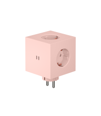 Rozdzielacz ścienny 3 gniazda + 2x USB-C 30W Square 2 Avolt - kolor różowy (new pink)