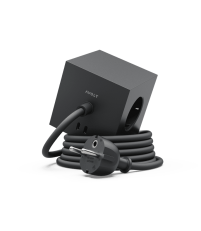 Przedłużacz biurkowy magnetyczny 3 gniazda + 2× USB-C 30W Square 1 Avolt - kabel 1,8m, kolor czarny (stockholm black)