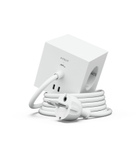 Przedłużacz biurkowy magnetyczny 3 gniazda + 2× USB-C 30W Square 1 Avolt - kabel 1,8m, kolor niebieski (shark blue)