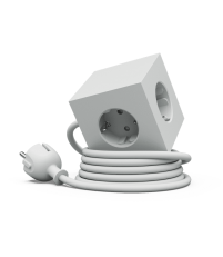 Listwa zasilająca/przedłużacz, magnetyczny uchwyt 3 gniazda + 2×USB-C 30W Square 1 Avolt - kabel 3m, kolor beżowy(nomad sand)