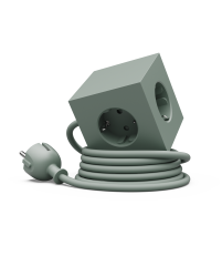 Listwa zasilająca/przedłużacz, magnetyczny uchwyt 3 gniazda + 2×USB-C 30W Square 1 Avolt - kabel 3m, kolor beżowy(nomad sand)