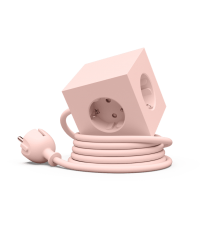 Listwa zasilająca/przedłużacz, magnetyczny uchwyt 3 gniazda + 2×USB-C 30W Square 1 Avolt - kabel 3m, kolor beżowy(nomad sand)