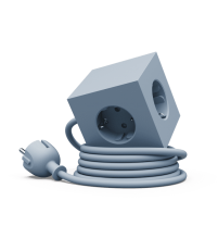 Listwa zasilająca/przedłużacz, magnetyczny uchwyt 3 gniazda + 2×USB-C 30W Square 1 Avolt - kabel 3m, kolor beżowy(nomad sand)