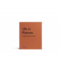Album fotograficzny duży Life In Pictures Printworks - 30 kartek/ terakotowa okładka